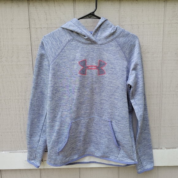 Women's Under Armour Cold Gear Storm Loose Fit Pullover Hoodie Sweatshirt Small - Picture 1 of 8